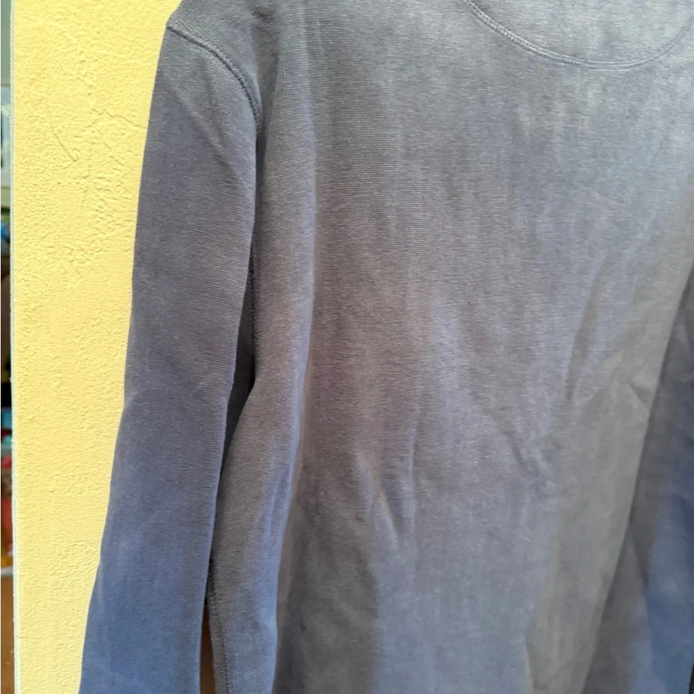 Banana Republic Men's Navy Quarter-Zip Sweater Sz M New Long Sleeves